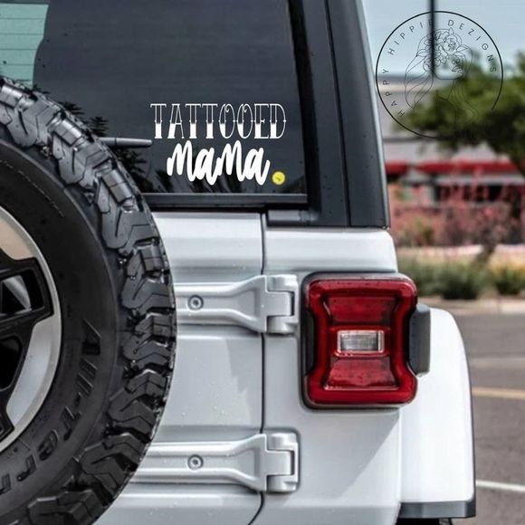 Handmade Other - Tattooed Mama Vinyl Jeep Decal